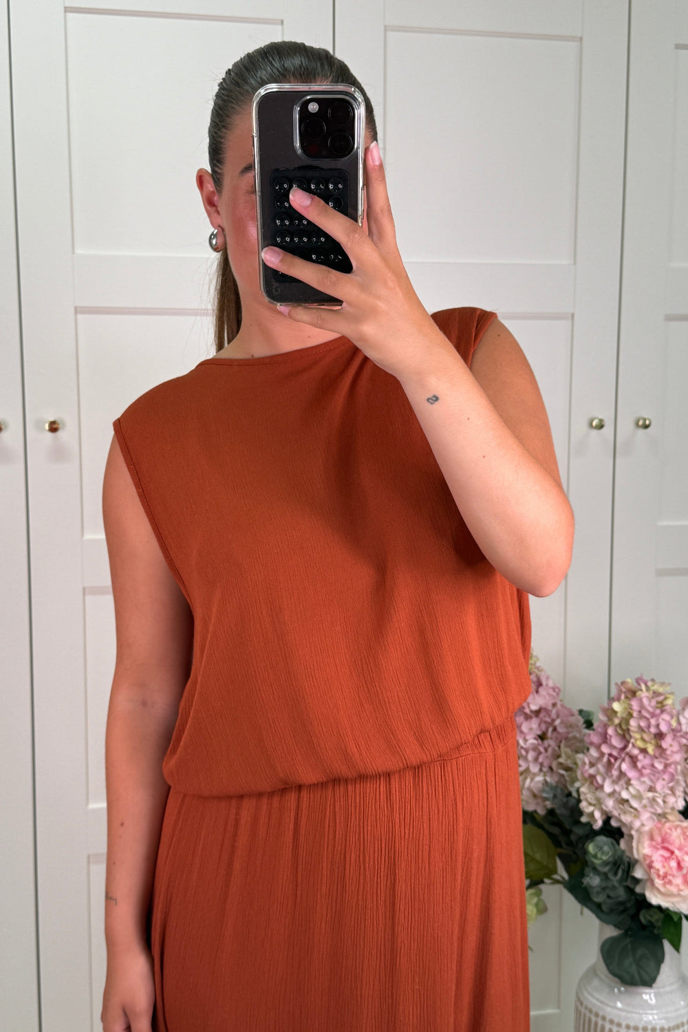 A-bee - Ava Top - Rust Toppe