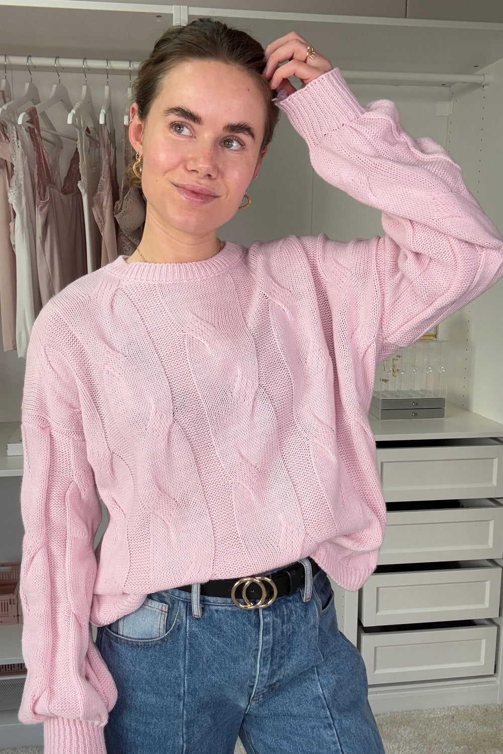 A-bee - Emilia - Rose Shadow Strikbluser