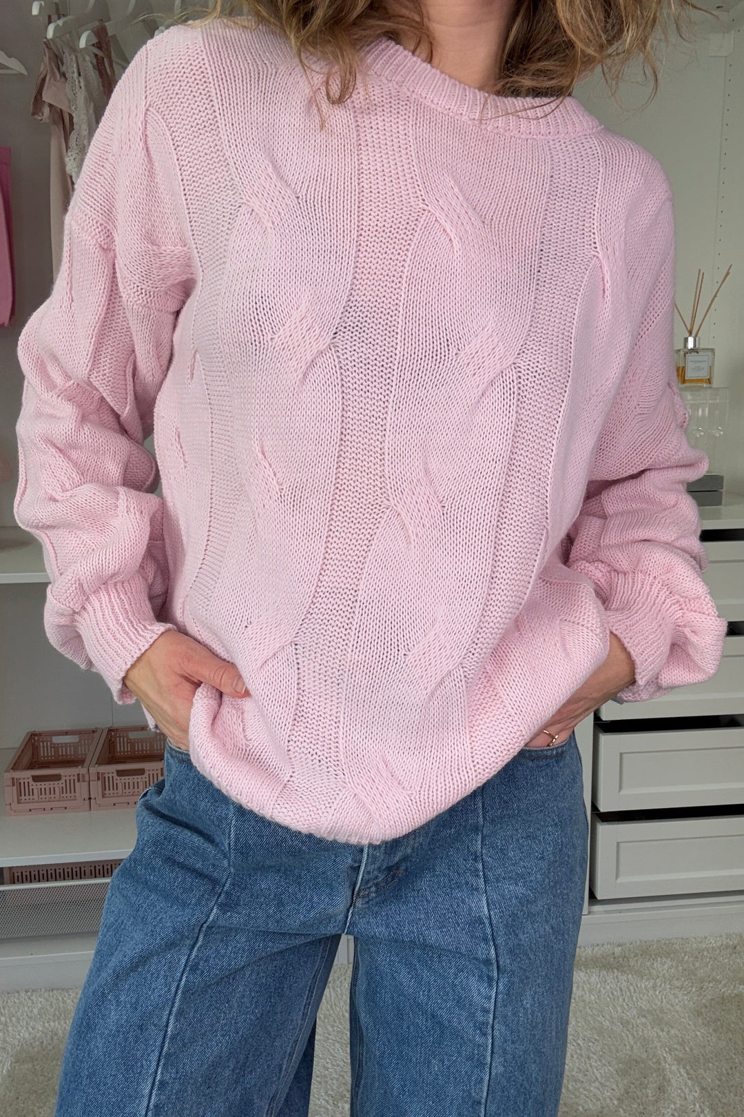 A-bee - Emilia - Rose Shadow Strikbluser