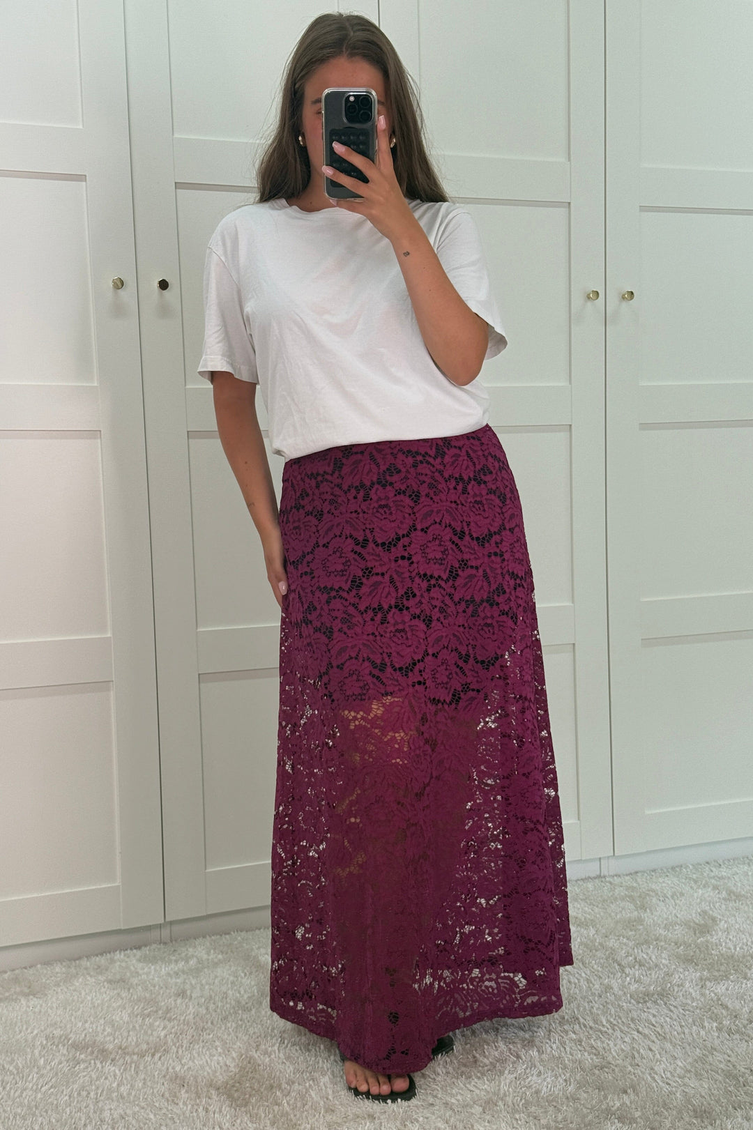 A-bee - Jasmin Skirt - Mauve Nederdele