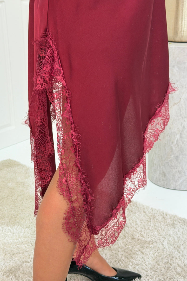 A-bee - Lenidress - Burgundy Kjoler