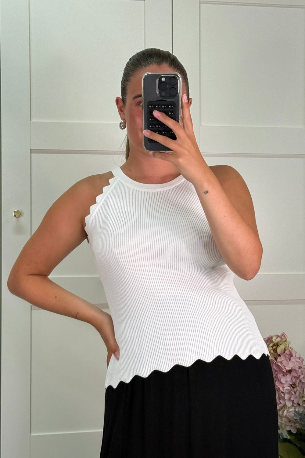 A-bee - Manon Top - White Toppe