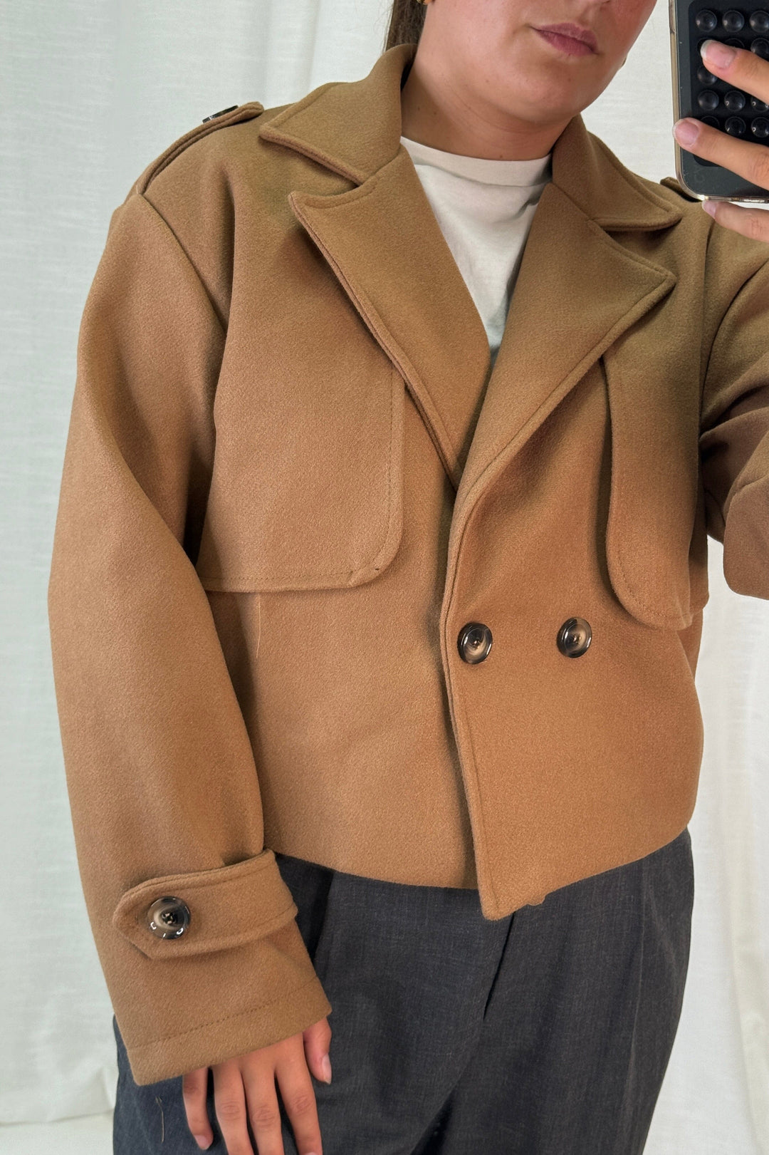 A-bee - Naomi Jacket - Camel Jakker