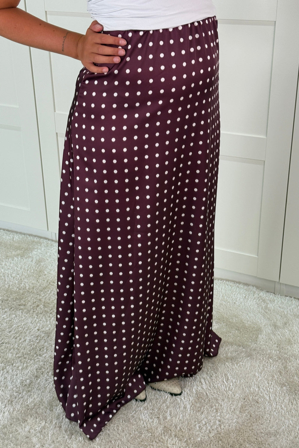 A-bee - Sabrina Skirt - Plum Nederdele