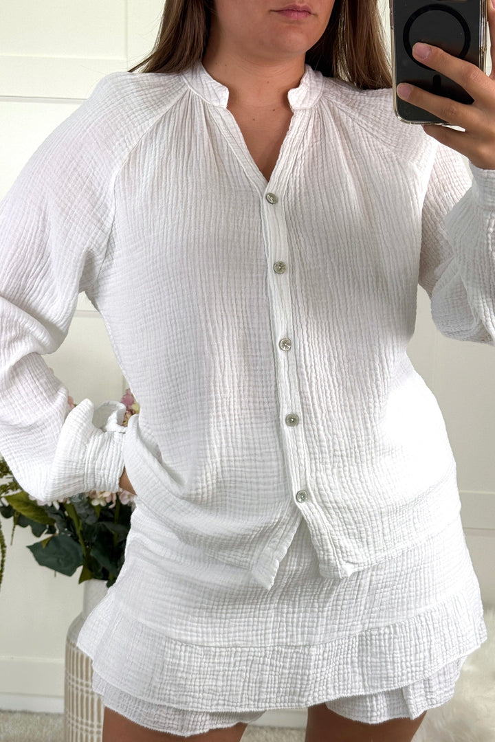 A-bee - Victoria Skjorte - White Skjorter