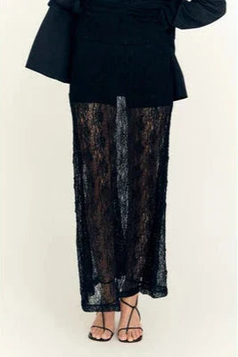 A-View - Adele Skirt AV7005 - 999 - Black Nederdele