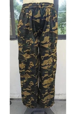 A-View - Camo Pants AV8125 - 863 - Army/Black Bukser