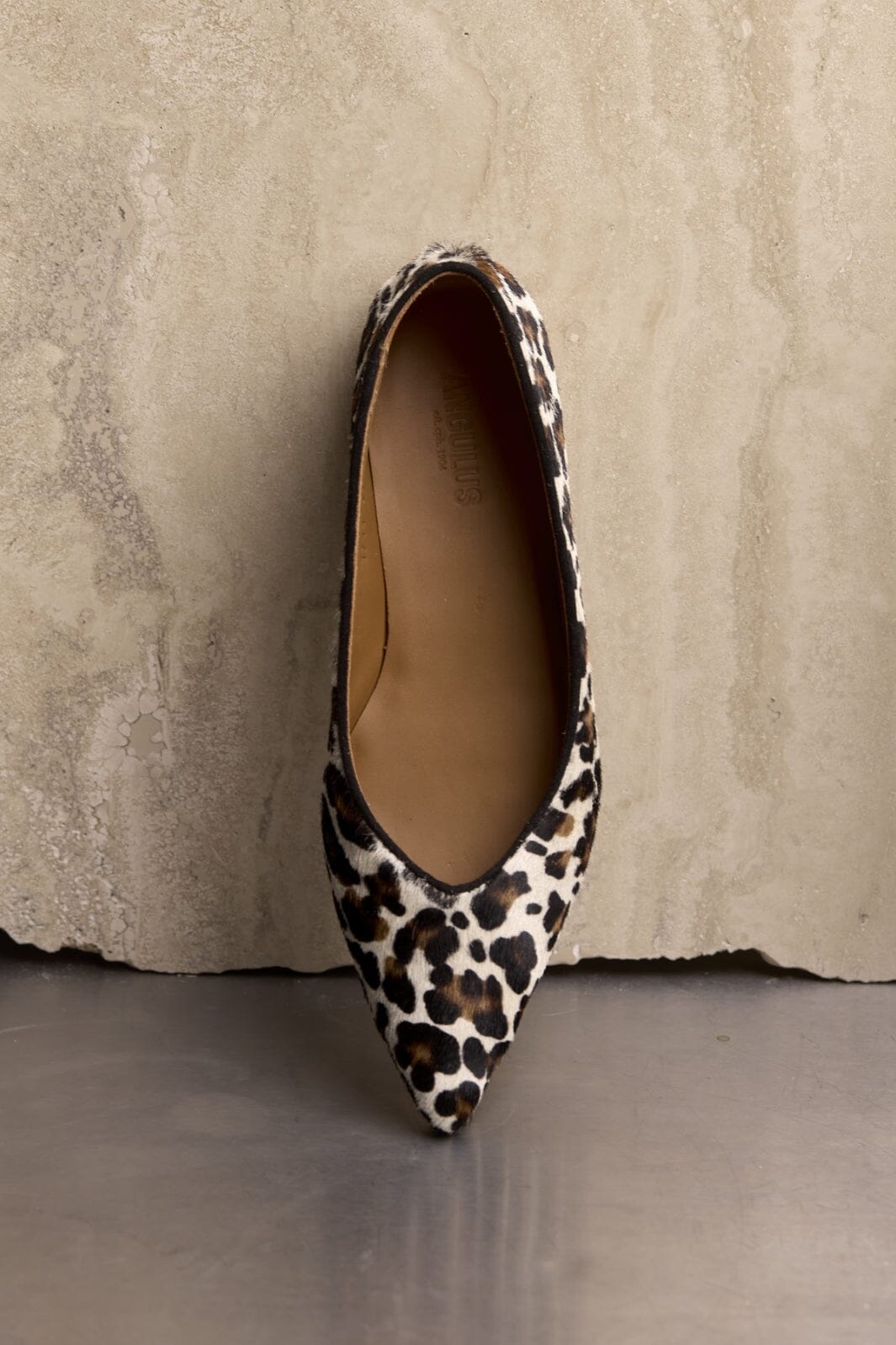 Angulus - 1711-101 1711-101 - Leopard/black Ballerinaer