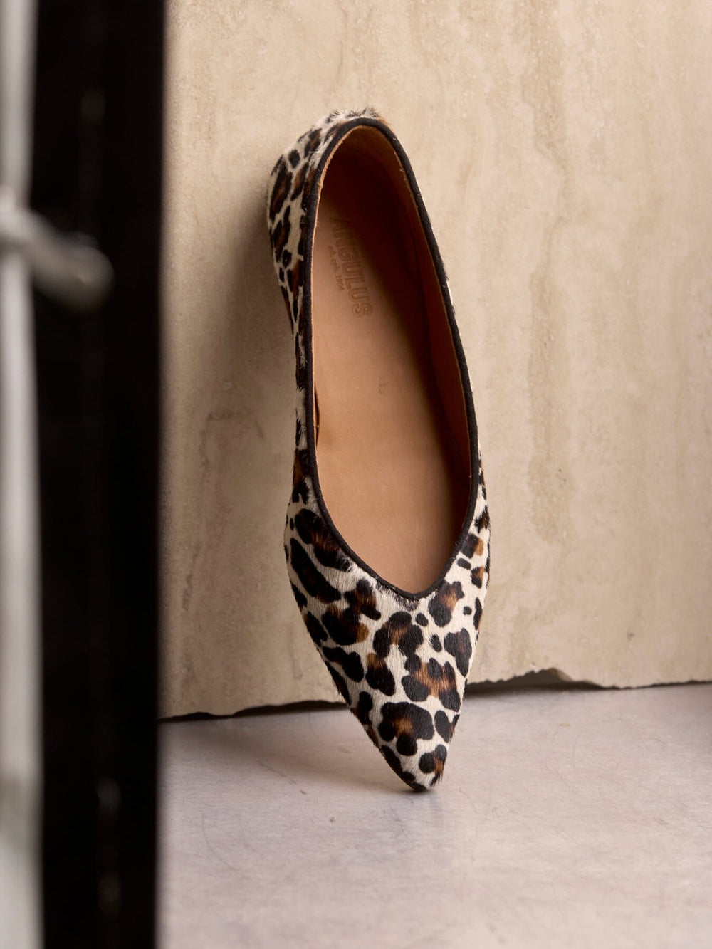 Angulus - 1711-101 1711-101 - Leopard/black Ballerinaer