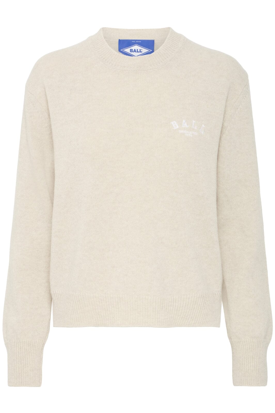 Ball - Batardelli Crewneck 50405129 - 130905 Birch Strikbluser