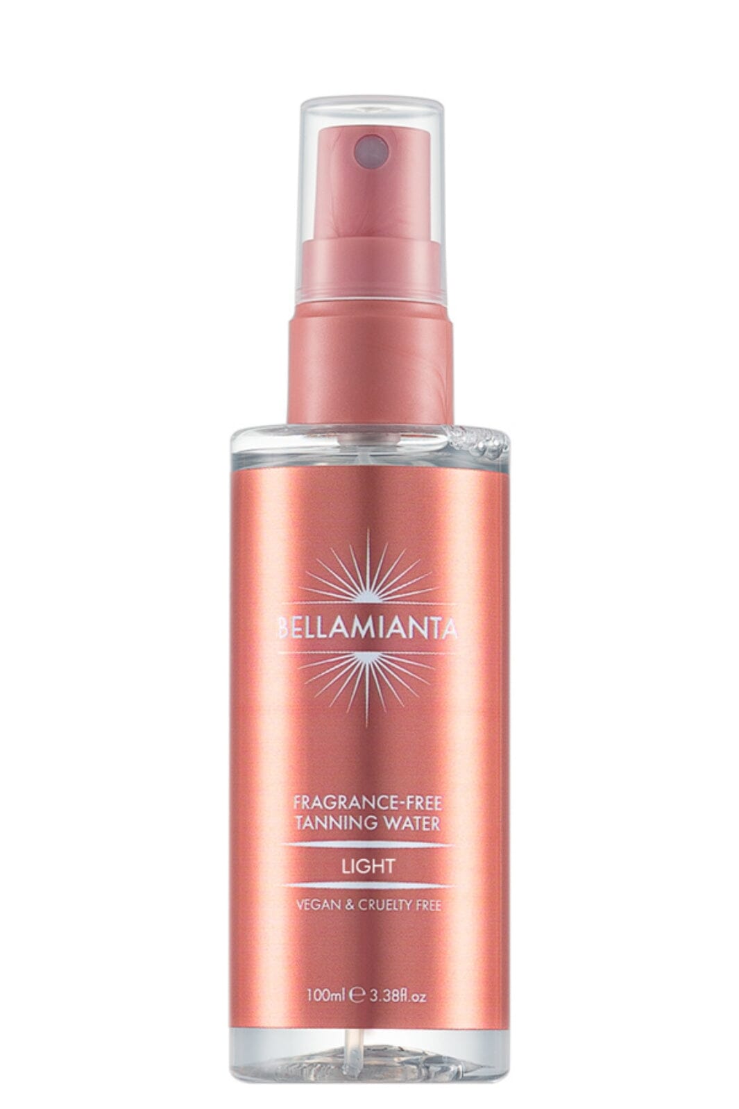 Bellamianta - Fragrance Free Tanning Water - Light Selvbruner