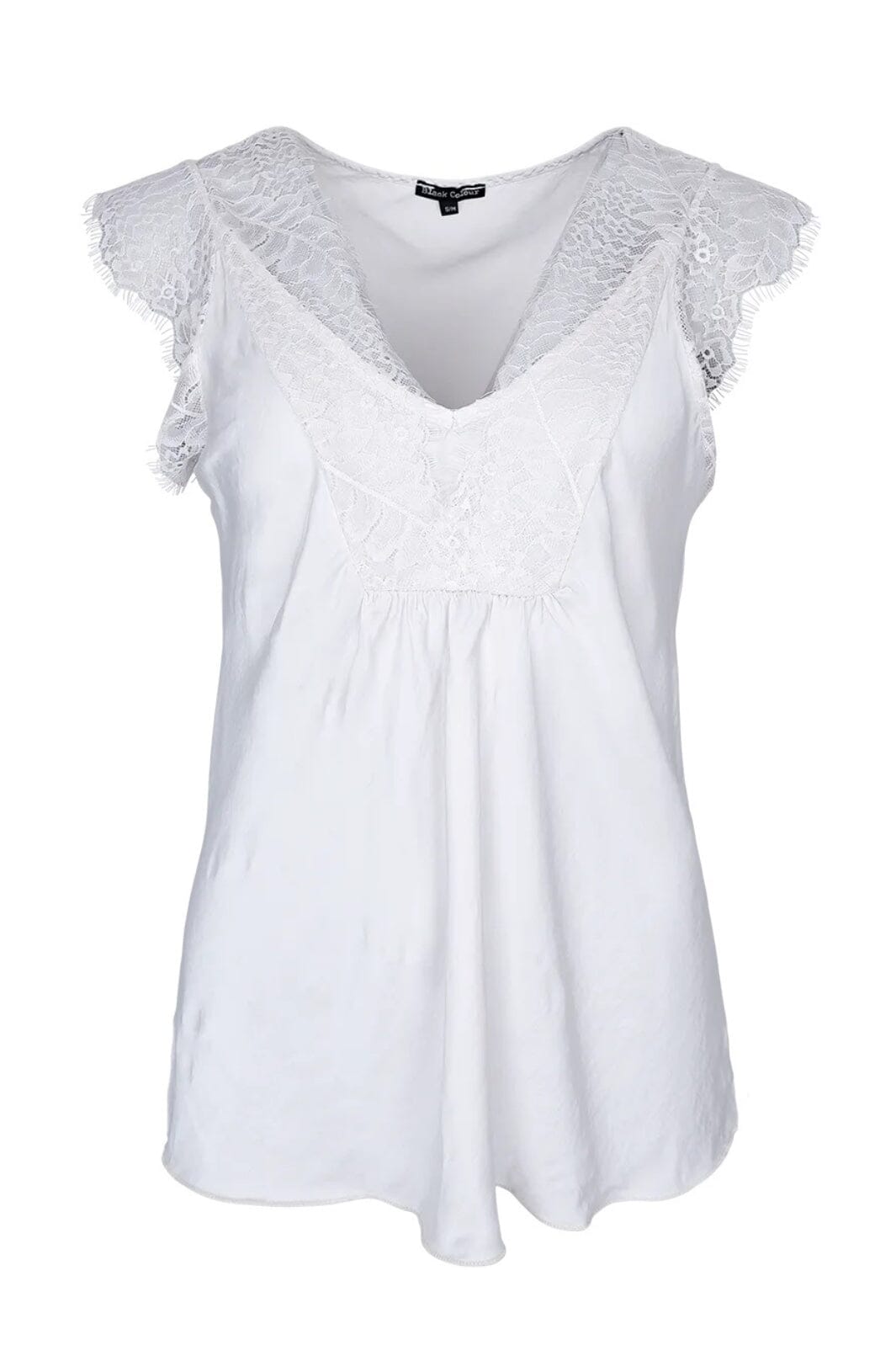 Black Colour - Bcbilly Lace Top Vintage Dyed - Ivory Toppe