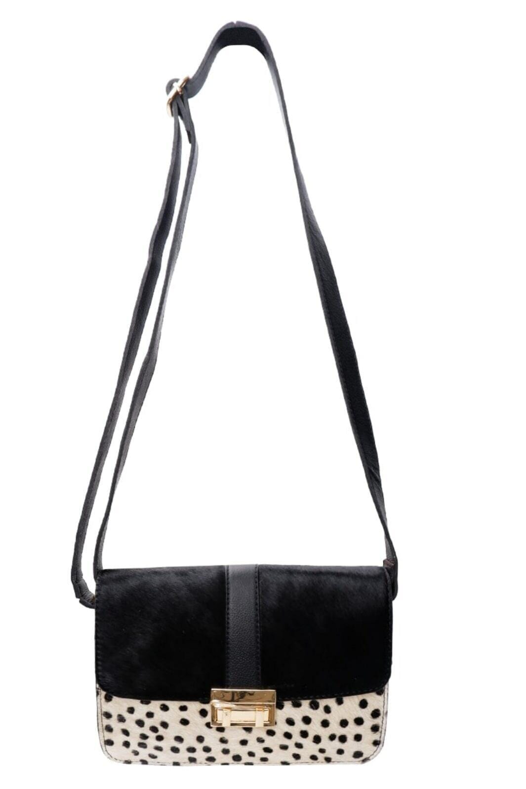Black Colour - Bccamila Crossover Bag - Dot Comb Tasker
