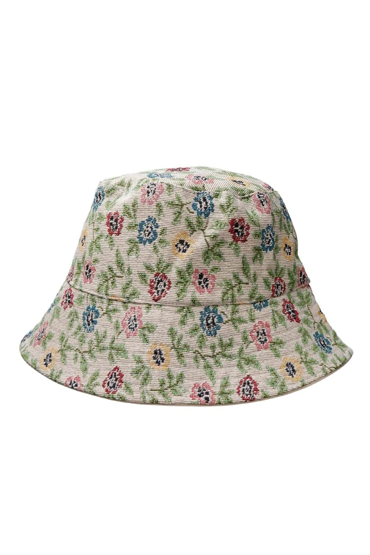 Black Colour - Bcfreja Bucket Hat 8007 - Flower Jacquard