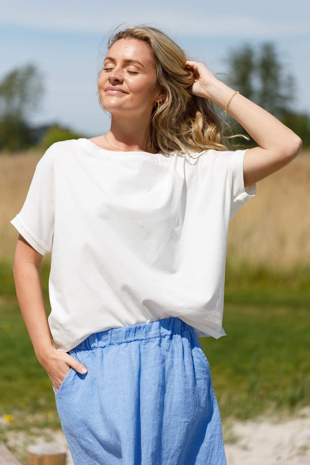 Black Colour - Bcmay Loose Blouse 40913 - Shirts - Off White