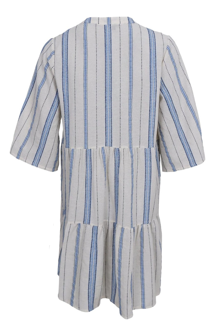 Black Colour - Bcmica Boho Dress 40907 - Blue