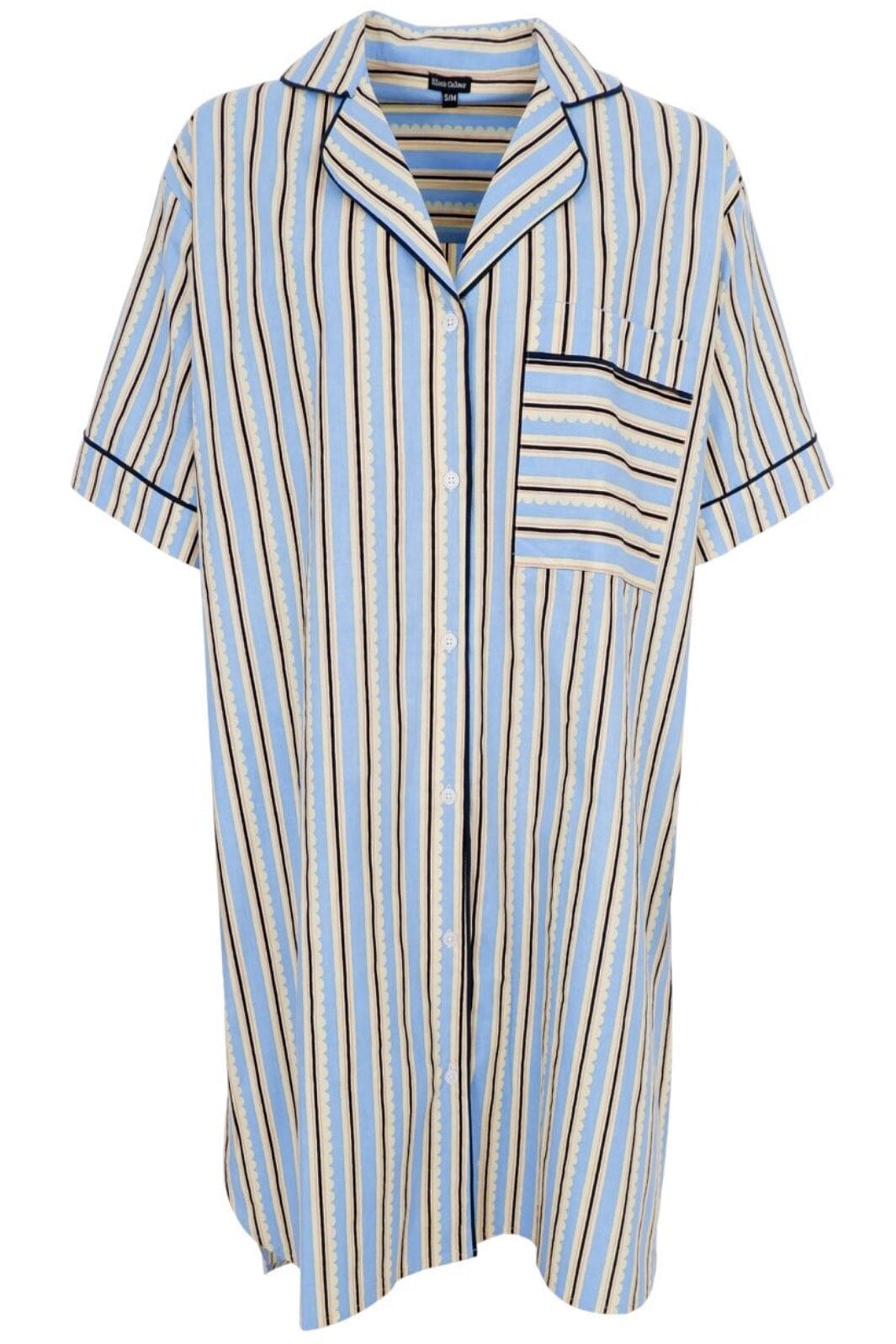 Black Colour - Bcnorma Shirt Dress - Sky Blue Kjoler