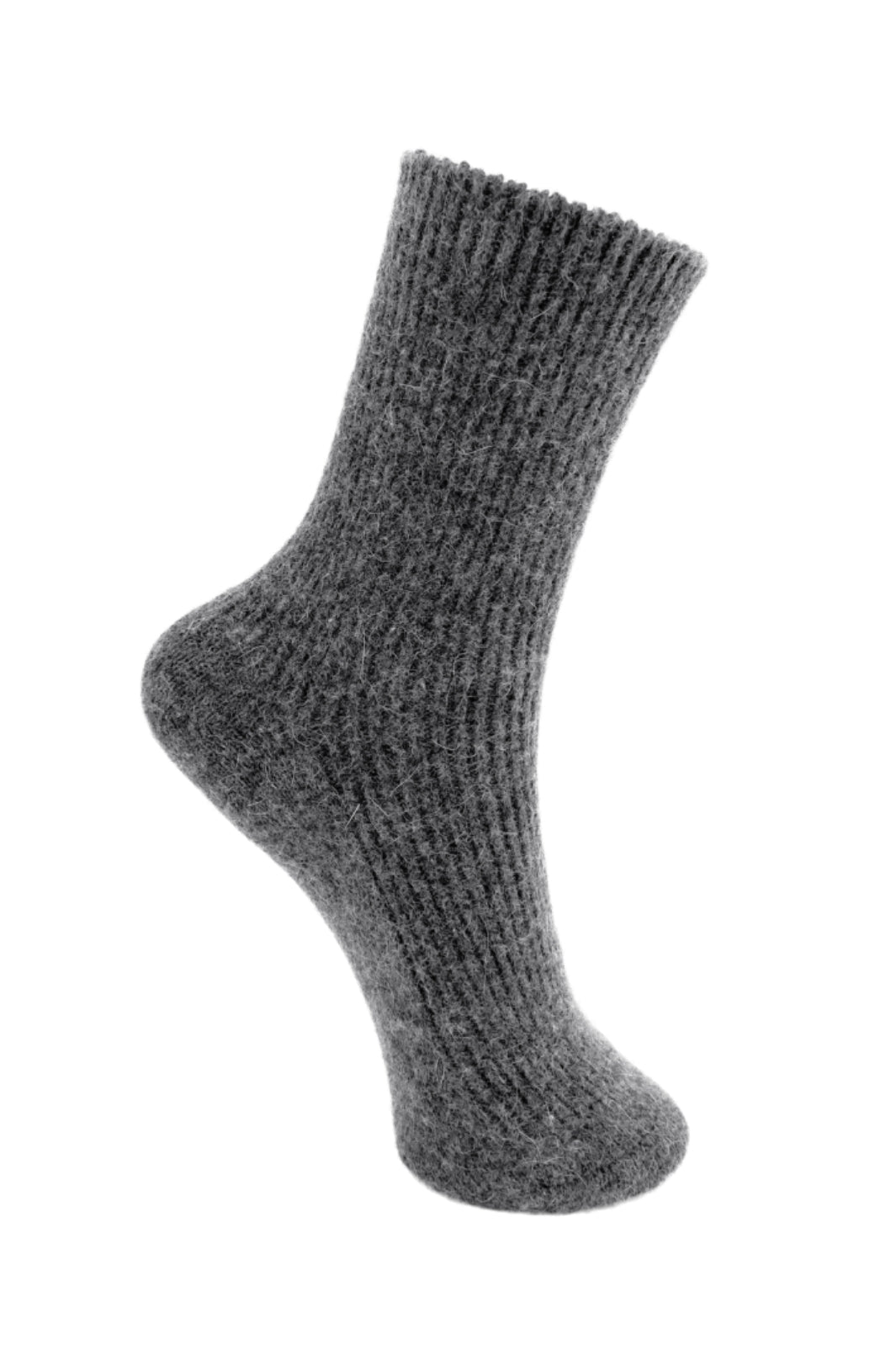 Black Colour - Bcronja Wool Sock - Dark Grey Strømper