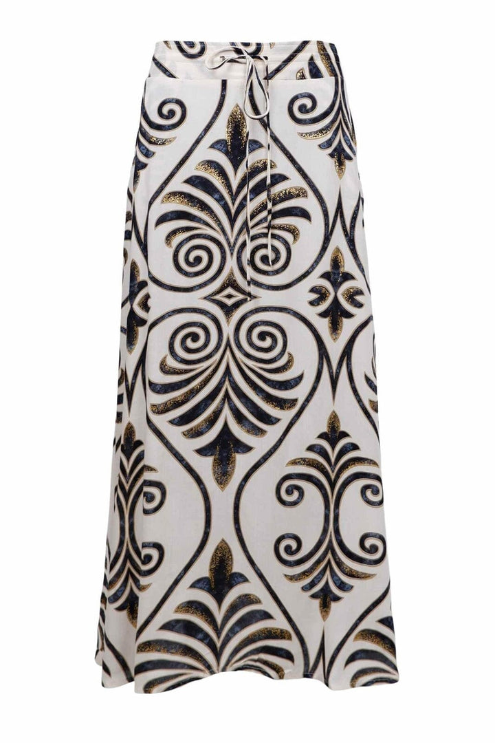 Black Colour - Bcstella Regular Skirt 39606 - Malaka White