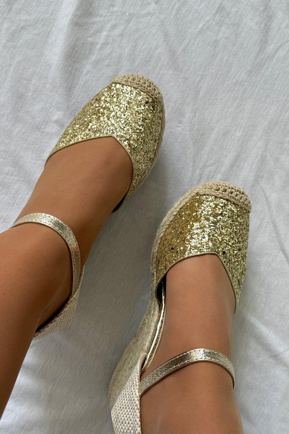 Bloom - Charlotte Sandal - Gold Sandaler