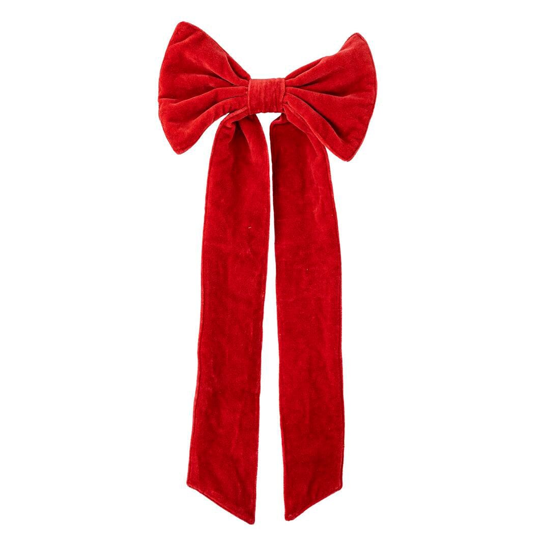 Bloomingville - Ruby Dekorations Sløjfe, Rød, Bomuld 82066521 - Red