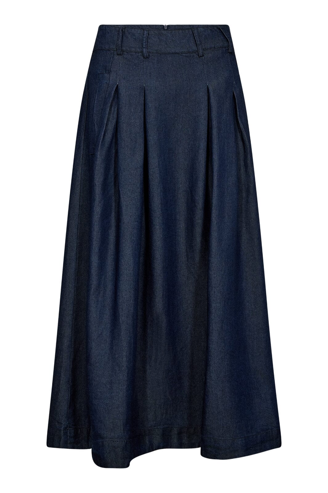 Co´Couture - Anyacc Denim Pleat Skirt 34181 - 575 - Navy Denim Nederdele