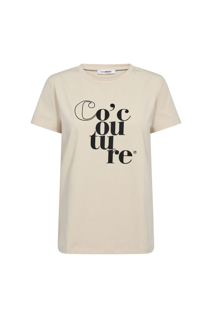 Co´Couture - Cocouturecc Tee 43002 - 100 - Creme