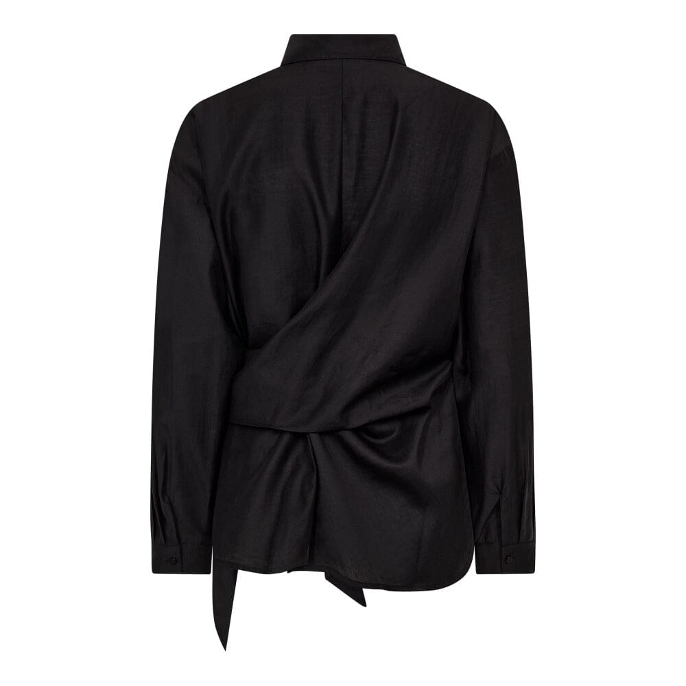 Co´Couture - Idinacc Tie Shirt 35990 - 96 - Black Skjorter