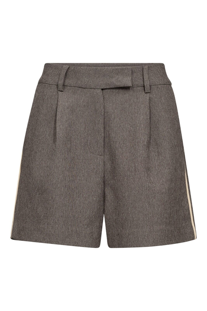 Co´Couture - Nanacc Piping Pleat Shorts 31456 - 984 - Mink Shorts