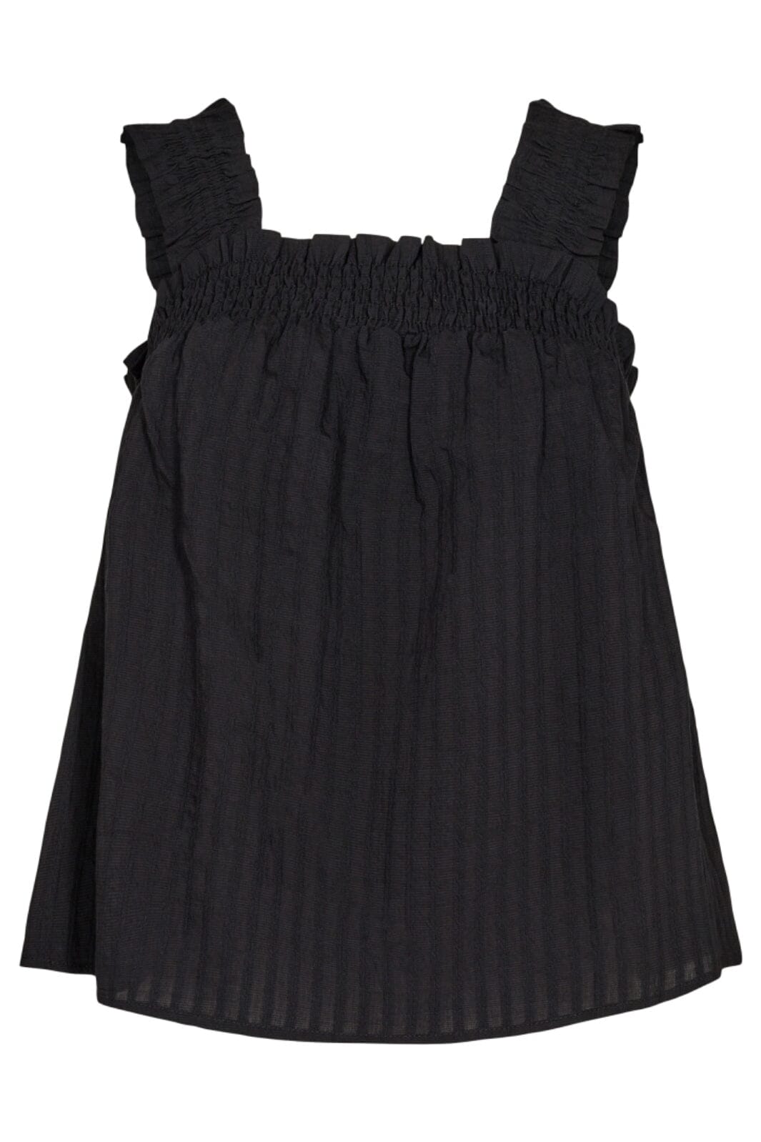 Co´couture - Selmacc Smock Strap Top 35184 - 96 Black Toppe