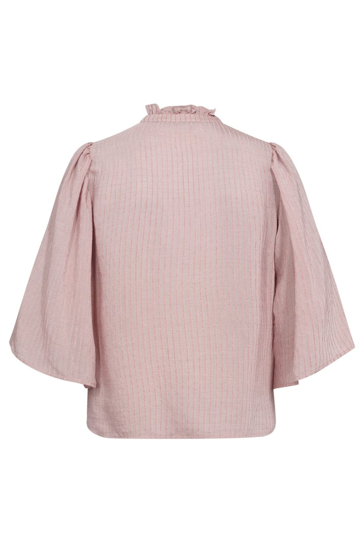 Co´Couture - Violacc Ss Shirt 35896 - 4543 - Pale Pink