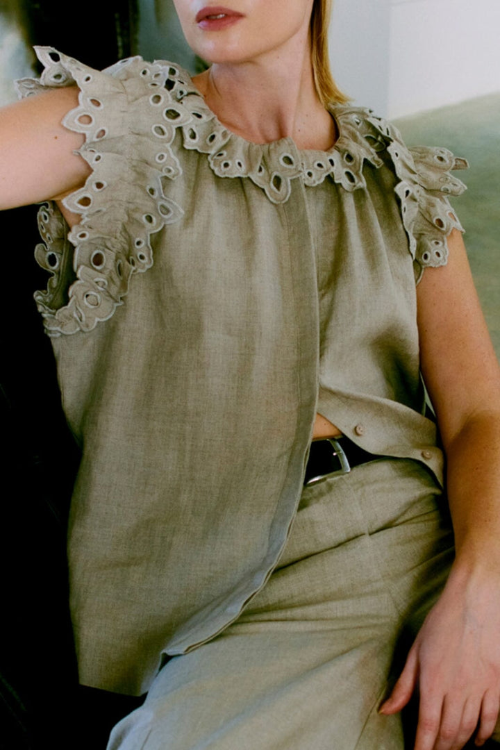 Copenhagen Muse - Cmnatuli-shirt 206076 - 9470 Oyster Gray