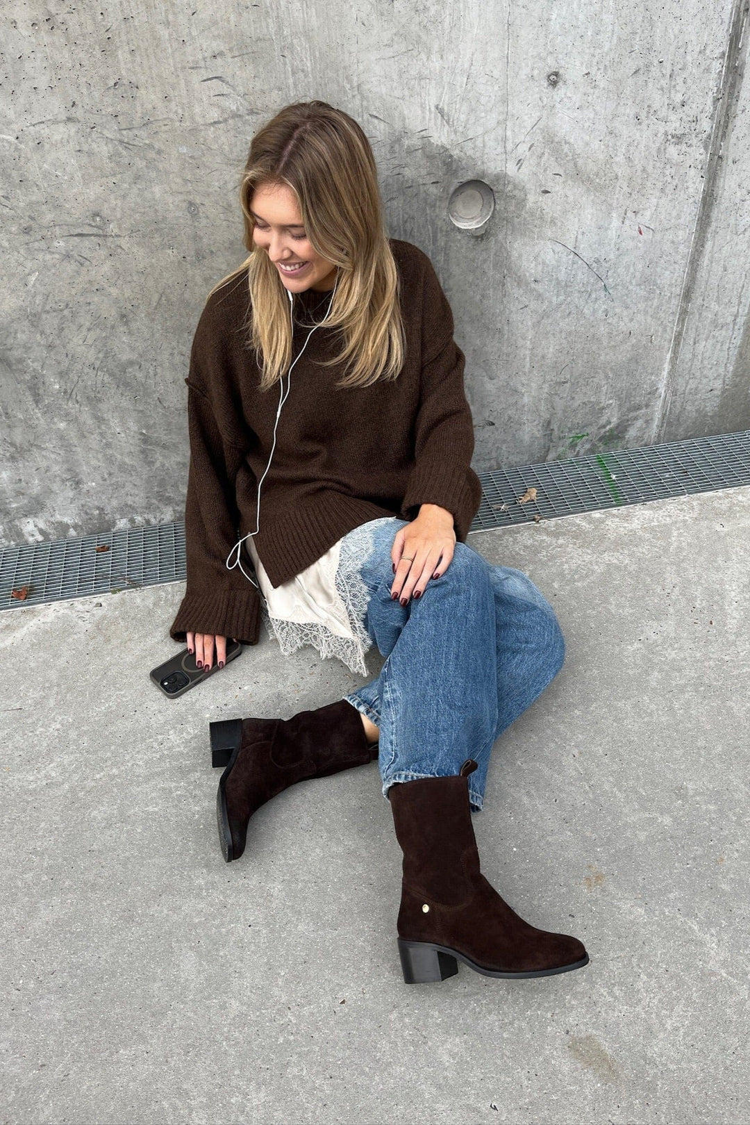 Copenhagen Shoes - The Real Walking Suede CS8730 - 0012 - Brown Støvler