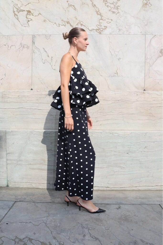 Cras - Joselle Skirt CE1041 - 8144 Black Polka Nederdele