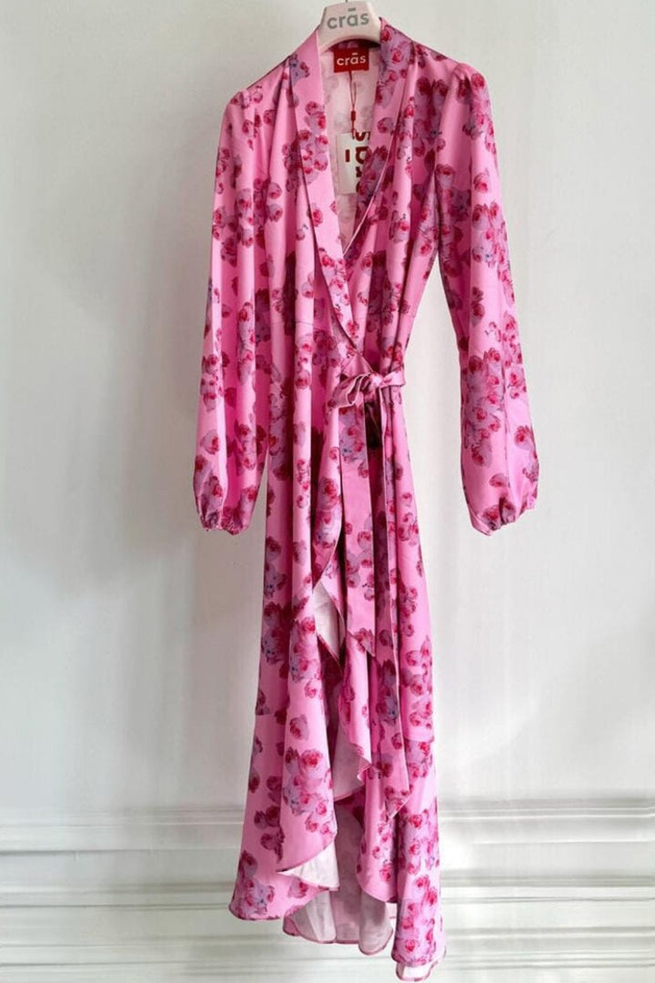 Cras - Lara Dress - 8069 8069 Pink Roses Kjoler