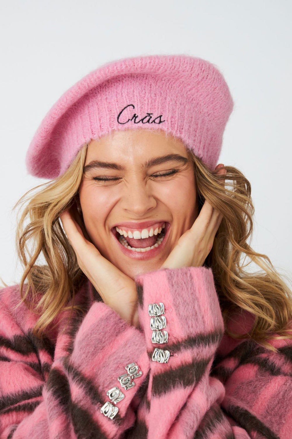 Cras - Skylar Beret C479 - 4015 Pink Strikbluser