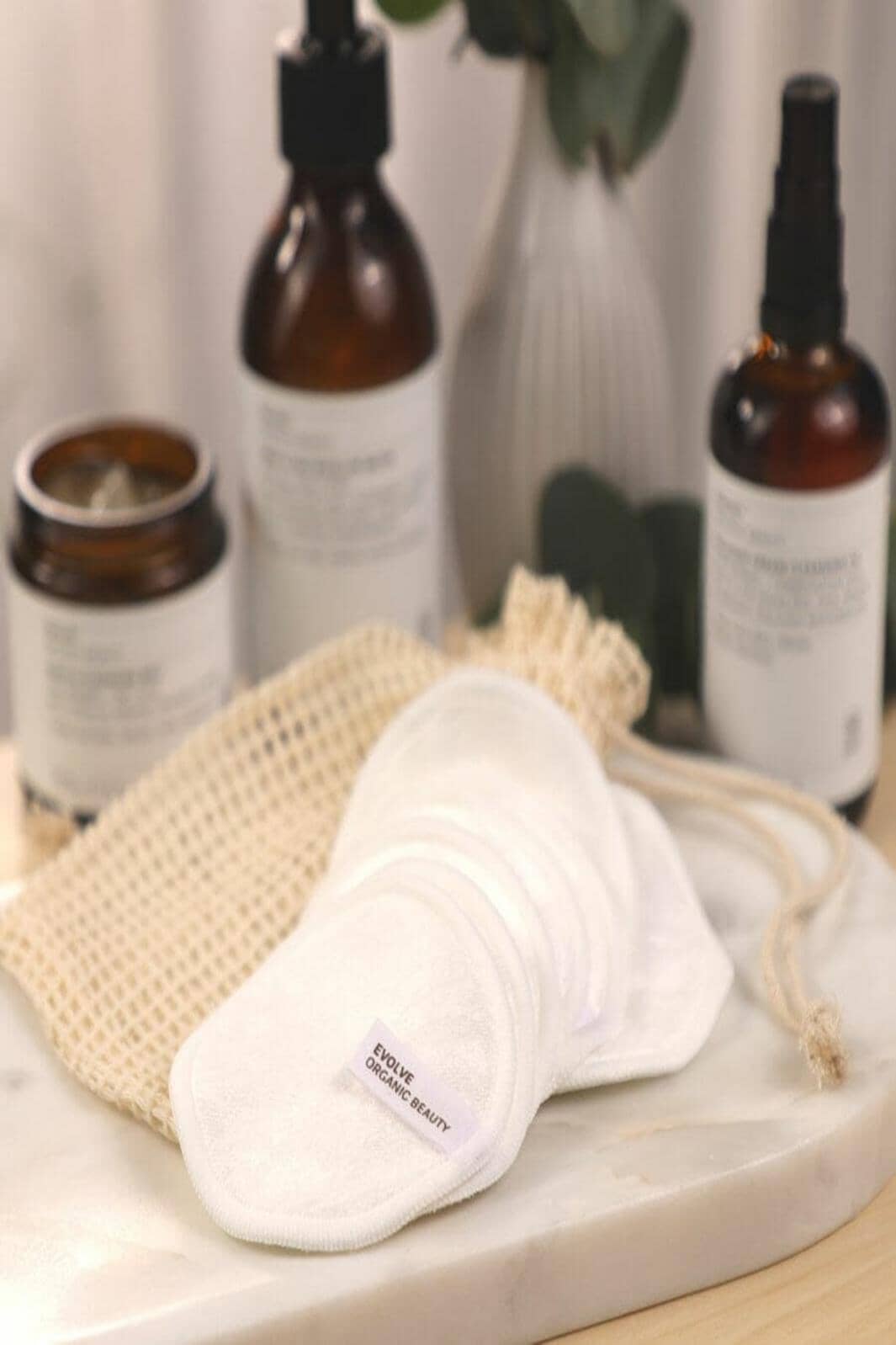 Evolve - Bamboo Reusable Makeup Remover Pads Rens