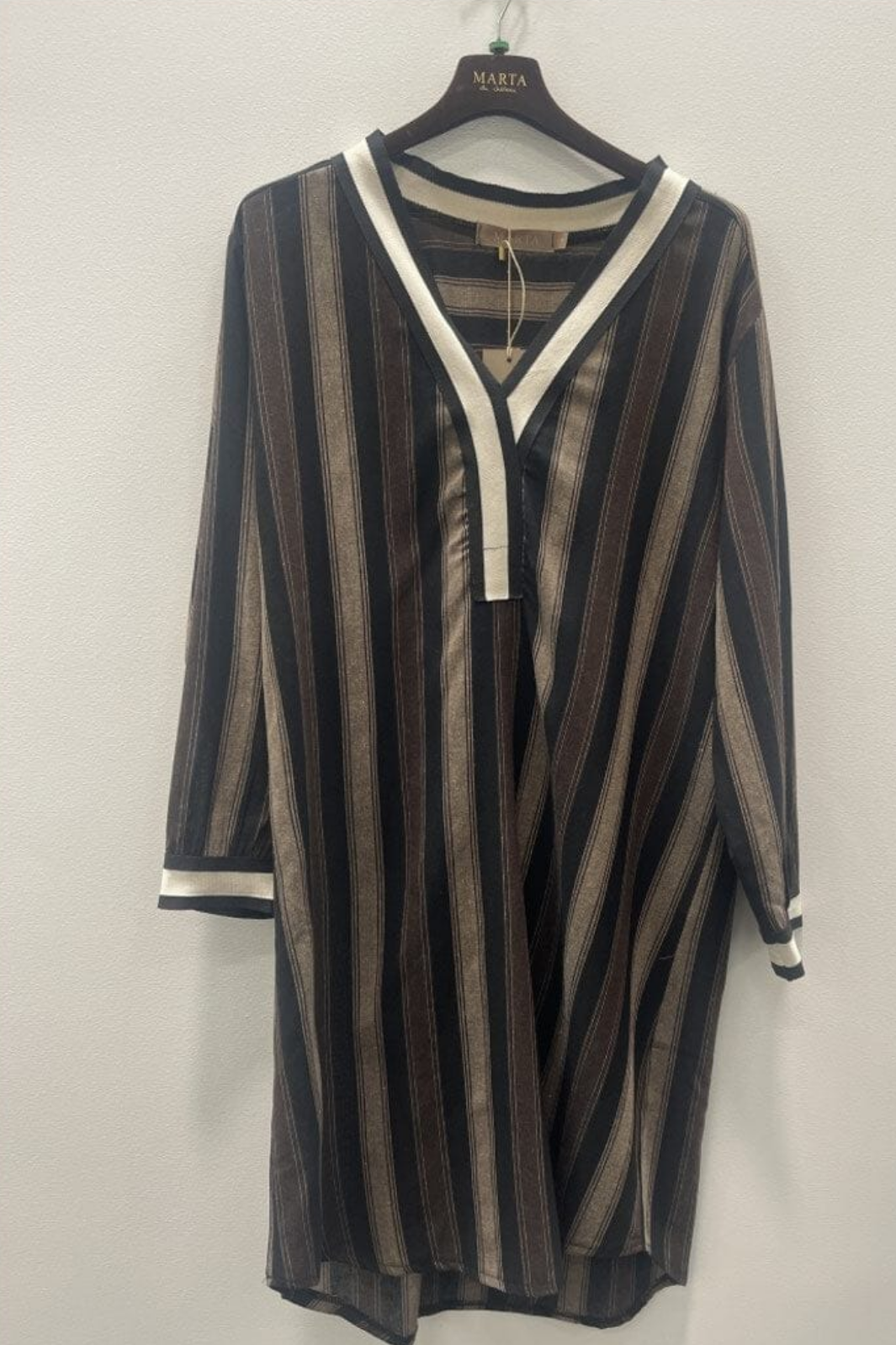 Marta Du Chateau - Mdcsaylor Dress 25231 - Black/Camello2