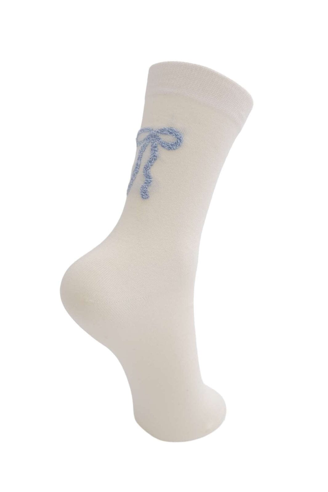 Forudbestilling - Black Colour - Bcdrea Bow Sock 4333 - Creme