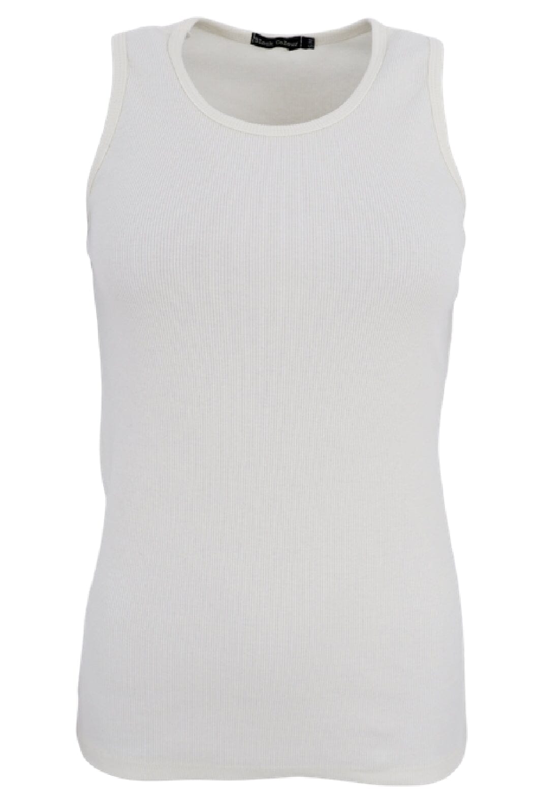 Forudbestilling - Black Colour - Bcena Rib Tank Top - Off White Toppe