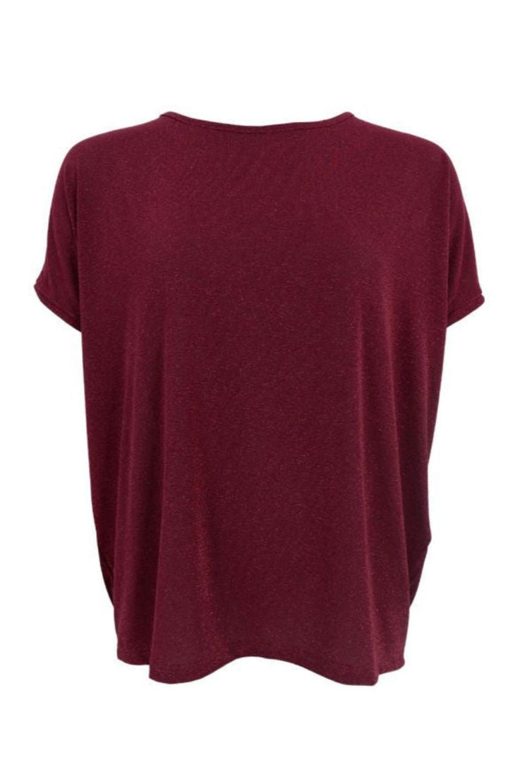 Black Colour - Bcfaye Box Blouse 40291 - Shirts - Plum