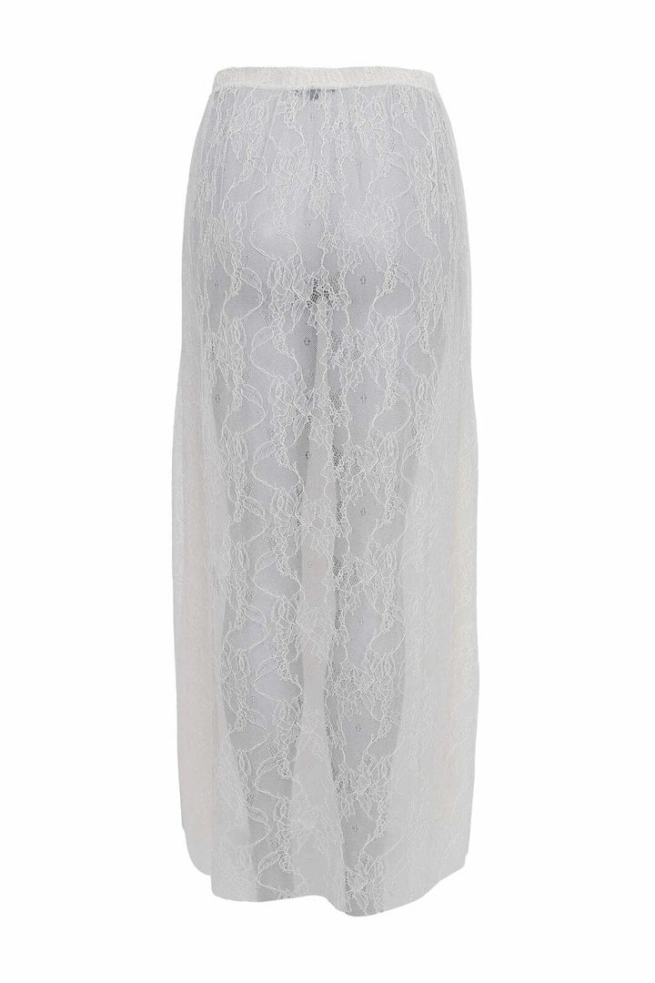 Black Colour - Bcfranka Lace Skirt 40867 - Creme