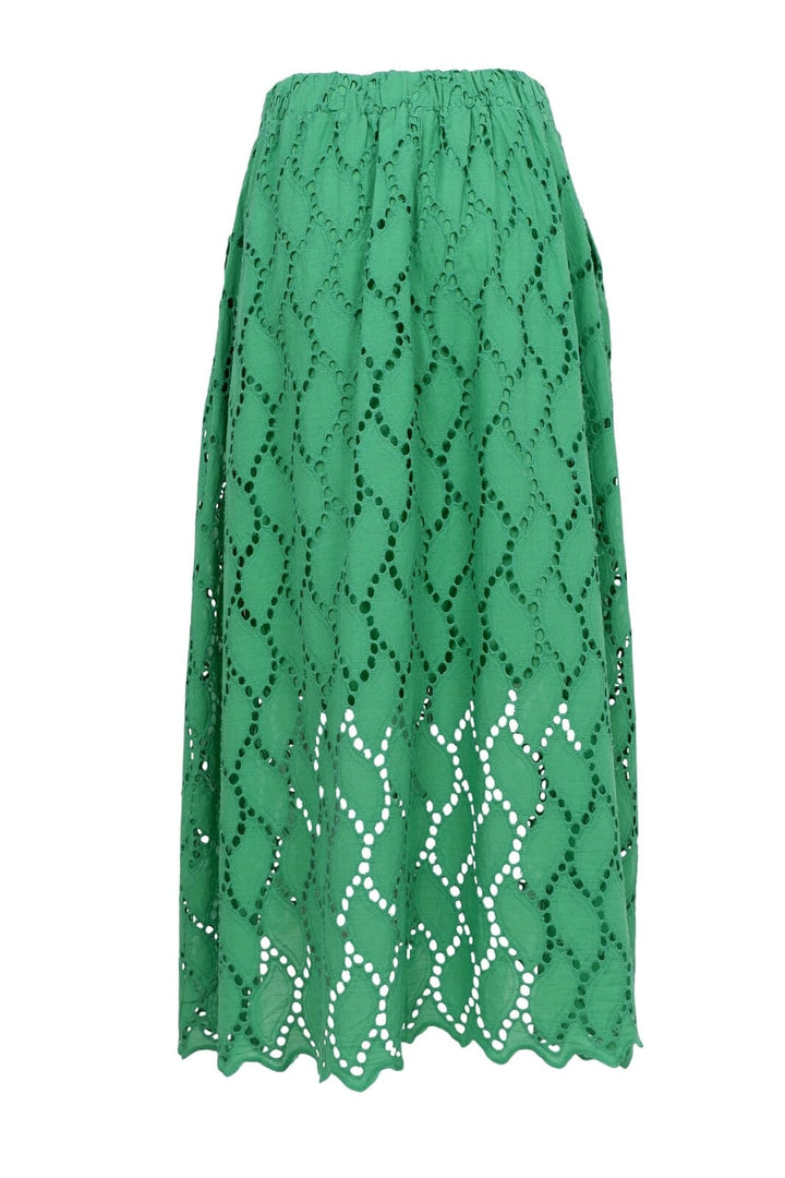 Black Colour - Bcfreya Cut Out Lace Skirt 40717 - Green