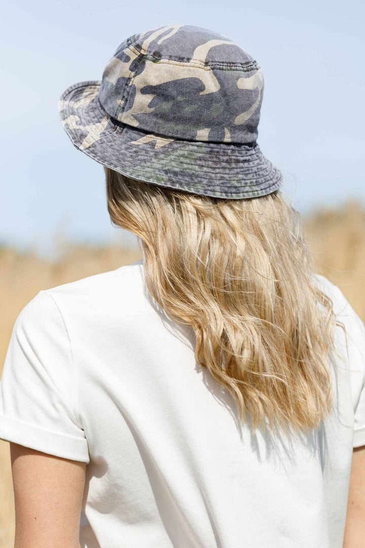 Black Colour - Bcmaura Bucket Hat 8011 - Camouflage