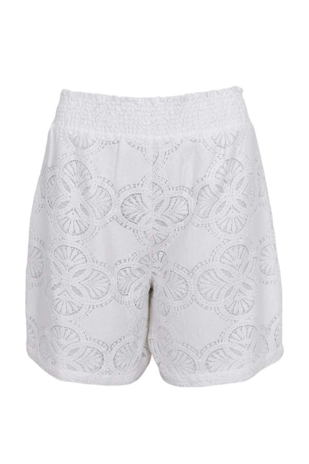 Black Colour - Bcmilos Lace Shorts 40876 - Off White