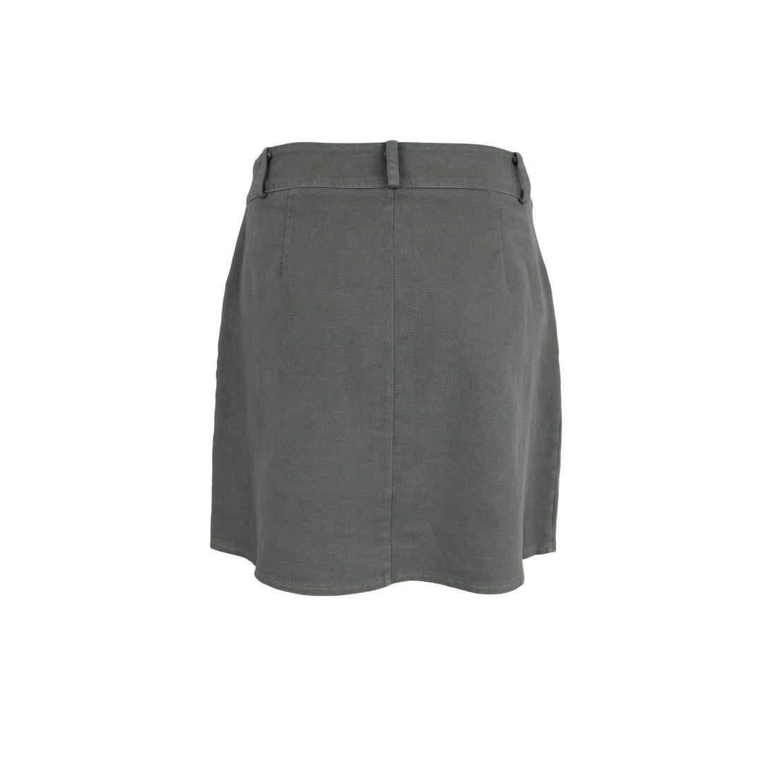 Forudbestilling - Black Colour - Bcneel Short Skirt - Lt. Army Nederdele