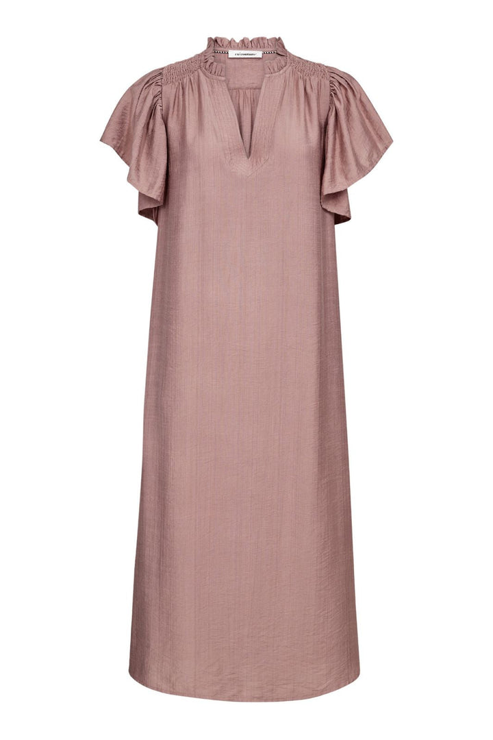 Forudbestilling - Co´Couture - Heracc Ss Frill Dress 36421 - 103 - Old Rose Kjoler