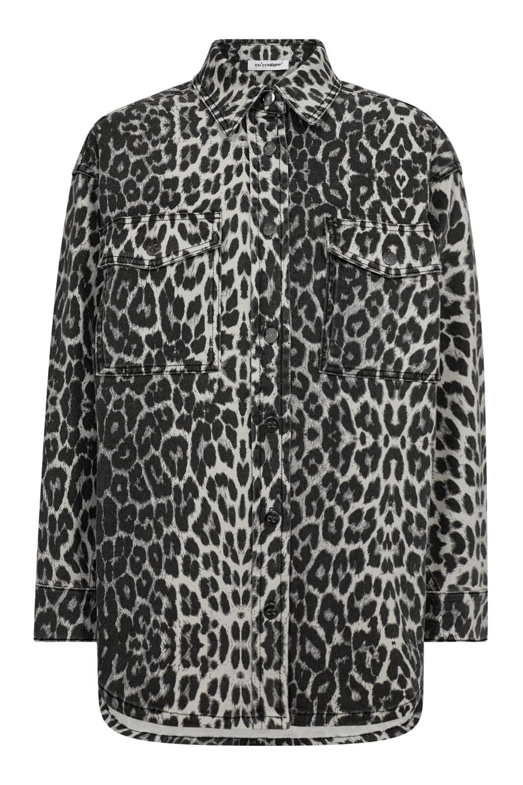 Forudbestilling - Co´couture - Leocc Denim Shirt 30229 - 140 Dark Grey Jakker