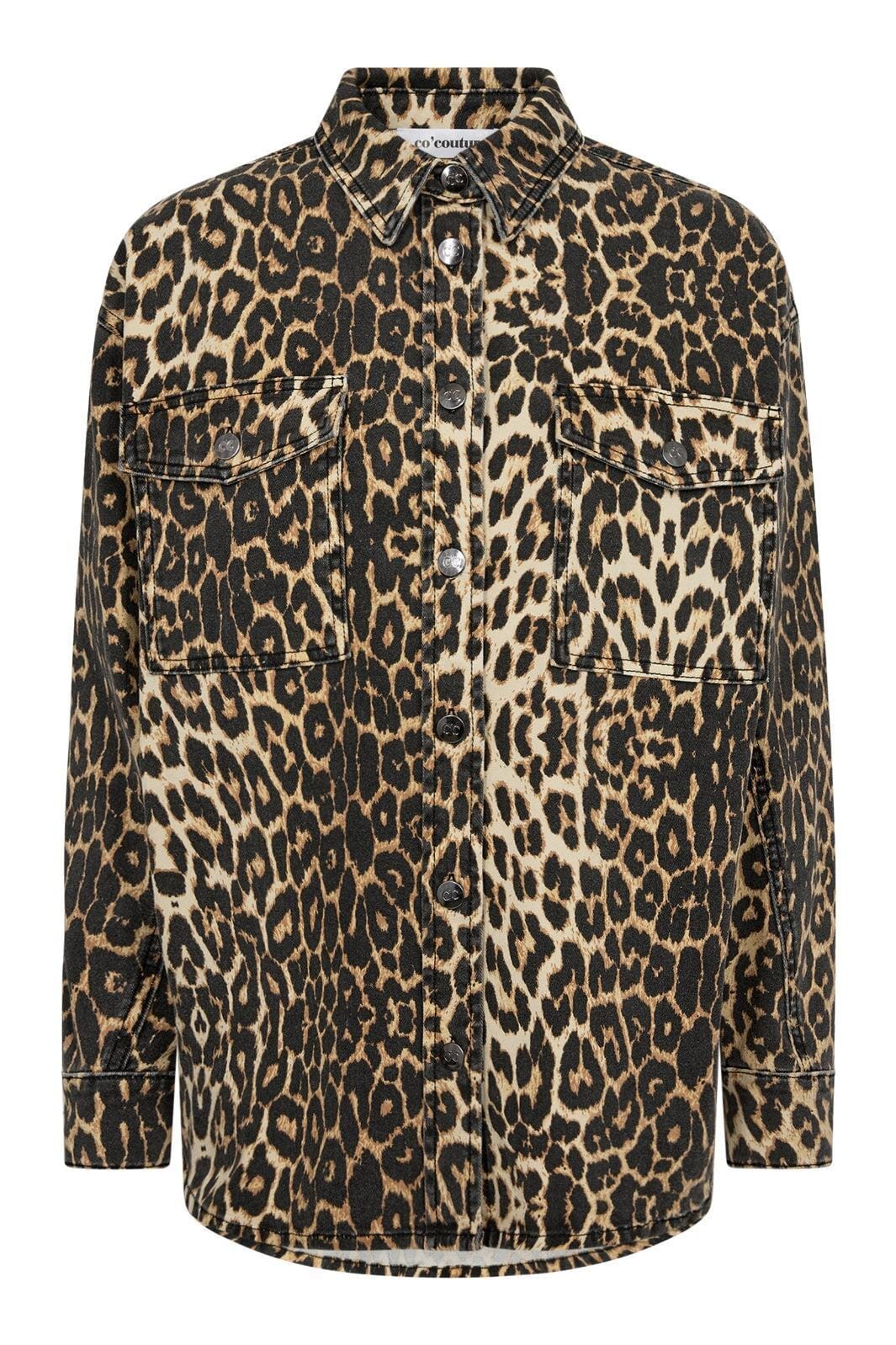 Forudbestilling - Co´couture - Leocc Denim Shirt 30229 - 16 Khaki Jakker