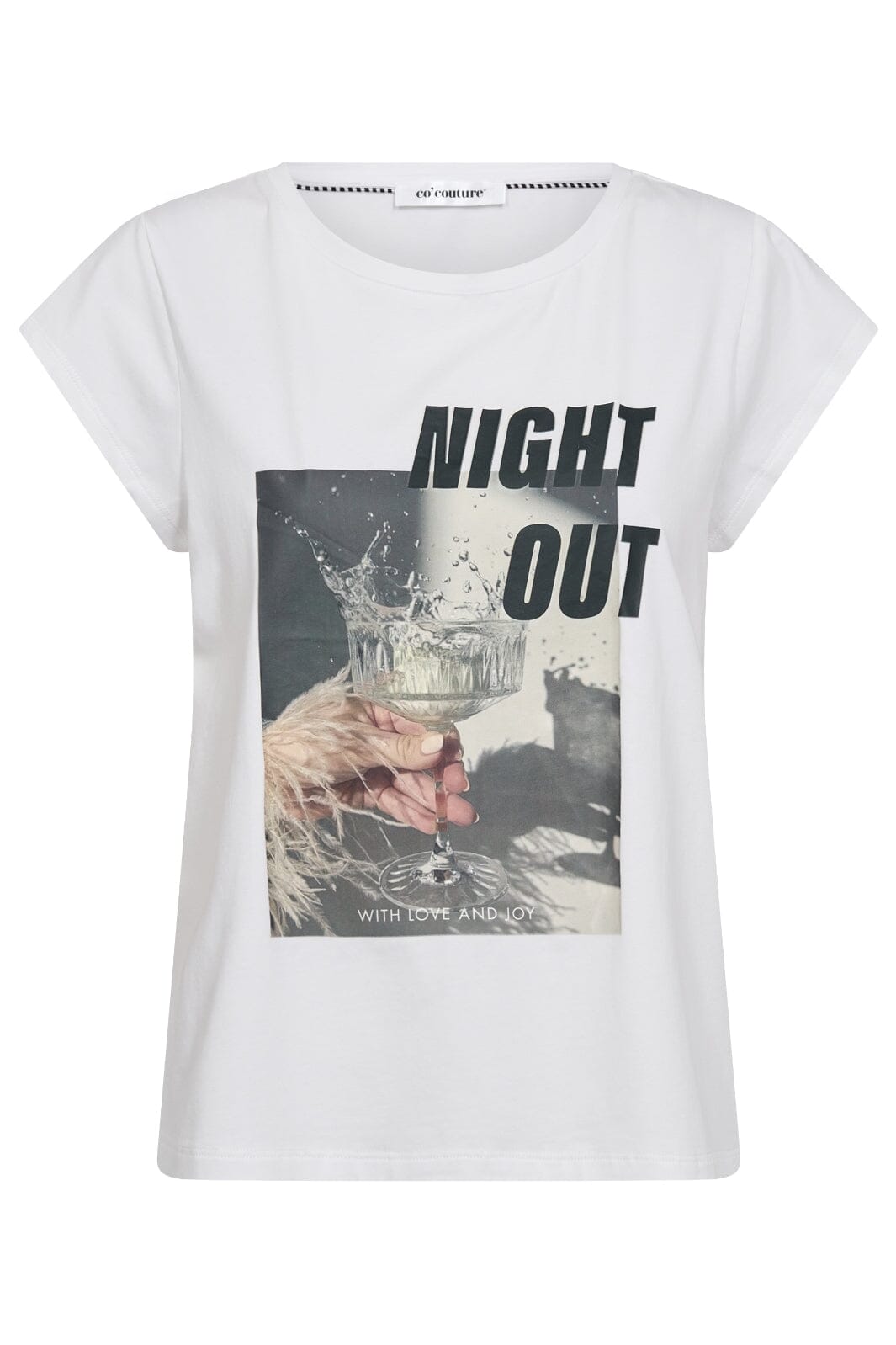 Forudbestilling - Co´couture - Nightcc Out Tee 33118 - 4000 White T-shirts